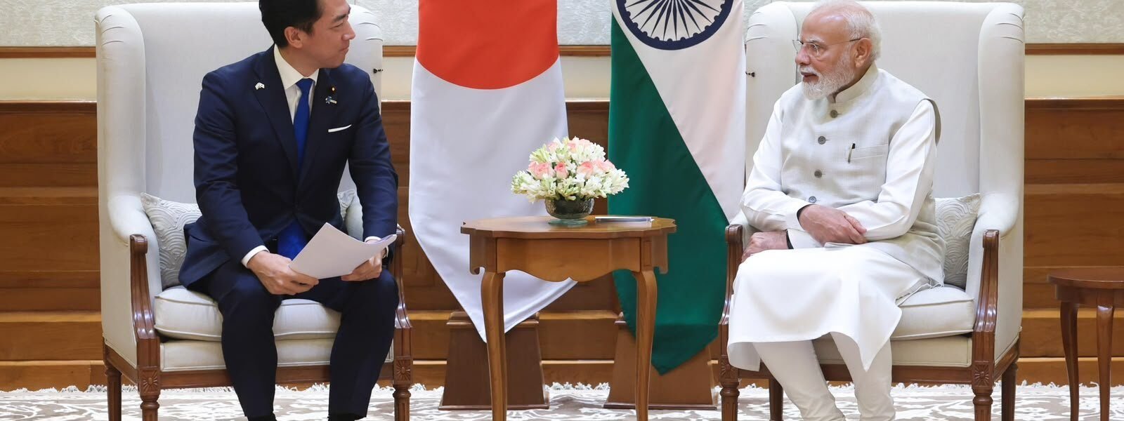 Japan Defence Minister met Prime Minister Narendra Modi.
