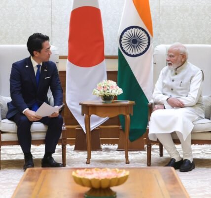 Japan Defence Minister met Prime Minister Narendra Modi.