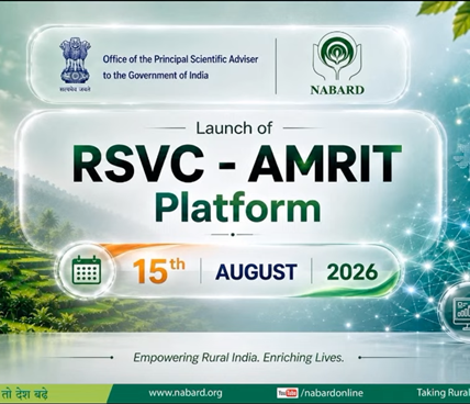 Launch of the RSVC-Amrit platform developed by NABARD