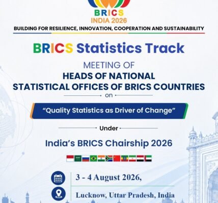 Meeting of the heads of national statistical offices of BRICS countries in Lucknow today.