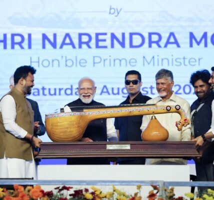PM Modi inaugurated and dedicated to the nation several development projects in Andhra Pradesh worth over ₹17,900 crore.
