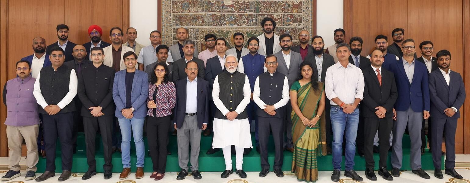 PM Modi interacted with the CEOs and founders of space startups.