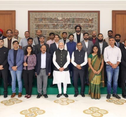 PM Modi interacted with the CEOs and founders of space startups.