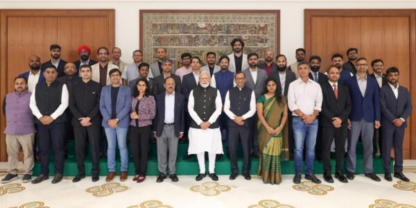 PM Modi interacted with the CEOs and founders of space startups.