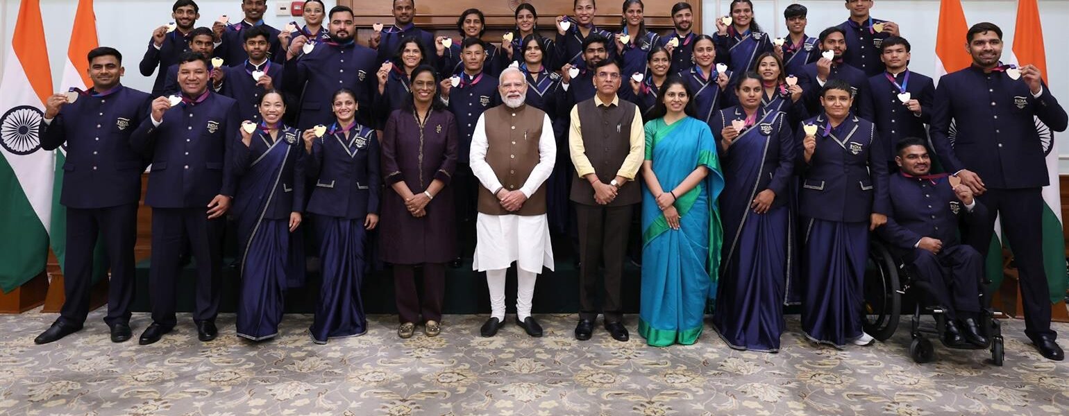 PM Modi welcomed the medal winners of the 2026 Commonwealth Games.