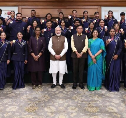 PM Modi welcomed the medal winners of the 2026 Commonwealth Games.