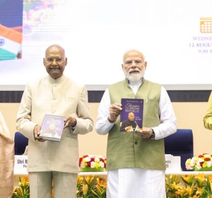 PM Narendra Modi released the autobiography of former President Ram Nath Kovind.