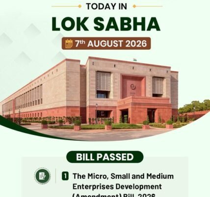 Parliament passed the Micro, Small and Medium Enterprises Development (Amendment) Bill, 2026.