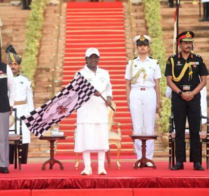 President Droupadi Murmu flagged off the PBG Soldierthon.