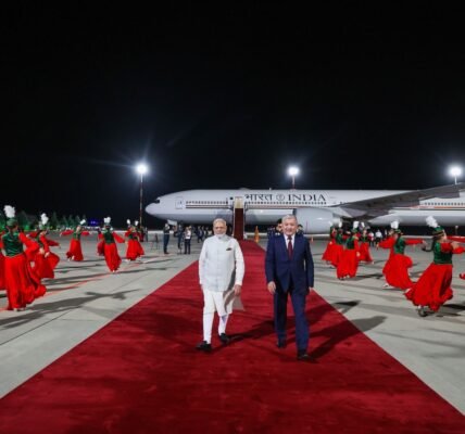 Prime Minister Modi arrived in Kyrgyzstan to attend the Shanghai Cooperation Organization summit.