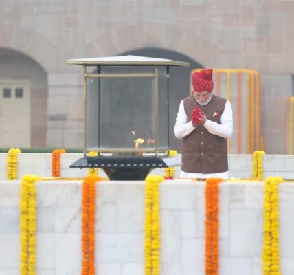 Prime Minister Modi paid tribute to former Prime Minister Atal Bihari Vajpayee on his death anniversary.