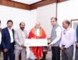 Repco Bank presented a dividend cheque of ₹22.90 crore to Union Home Minister Amit Shah in New Delhi.