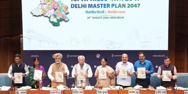 Union Minister Manohar Lal released the Delhi Master Plan 2047 (MPD-2047).
