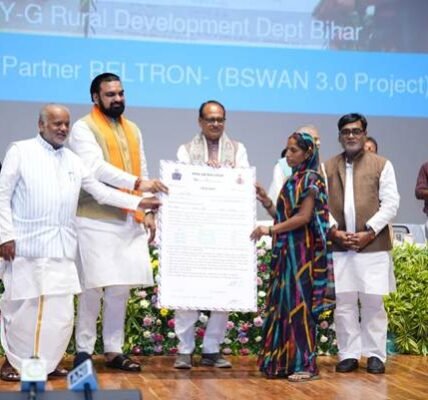 Union Minister Shivraj Singh Chouhan gifts 11.19 lakh permanent houses to Bihar