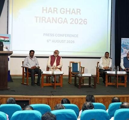 Union Minister of Culture and Tourism Gajendra Singh Shekhawat launched the Har Ghar Tiranga 2026 campaign.
