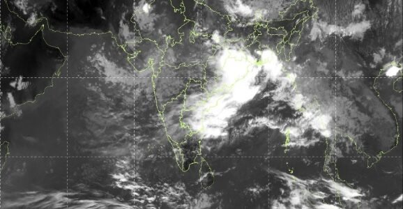 low-pressure area over the north-west Bay of Bengal may intensify further into a depression today IMD