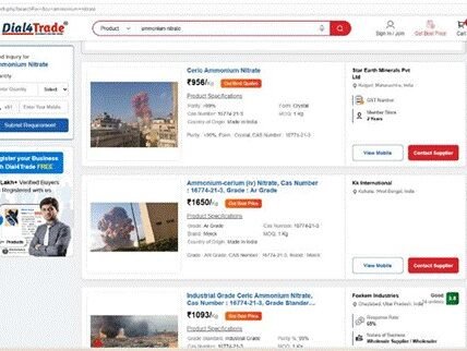 CCPA imposed a fine of ₹10 lakh on Dial4Trade for the online listing and sale of explosive substances without mandatory safety measures