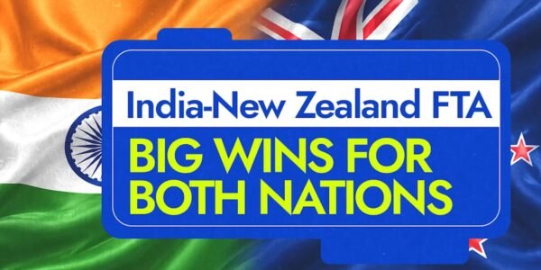 Commerce and Industry Minister Piyush Goyal said the India-New Zealand Free Trade Agreement will come into effect on October 20.