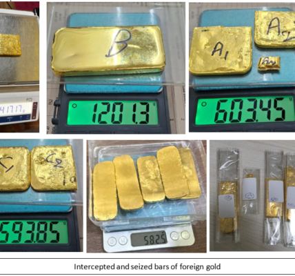DRI seizes approximately 6.6 kg of foreign gold
