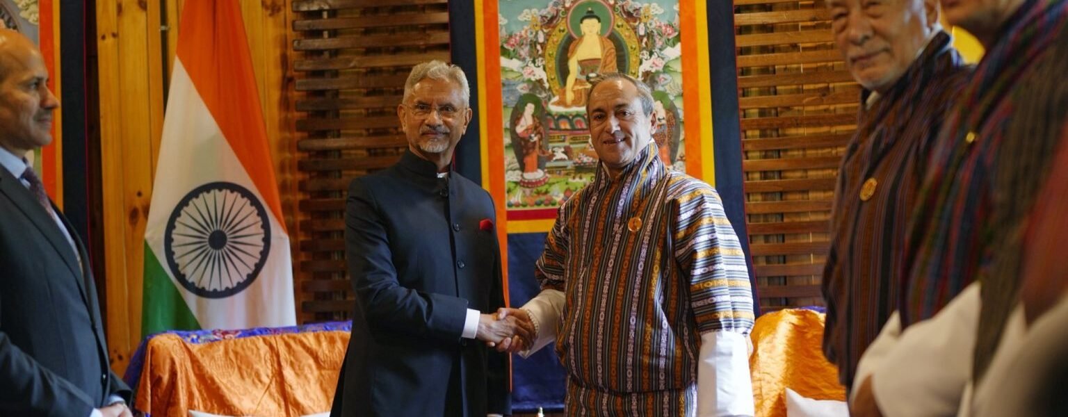 EAM Dr. Jaishankar met Bhutan Foreign Minister in Thimphu.