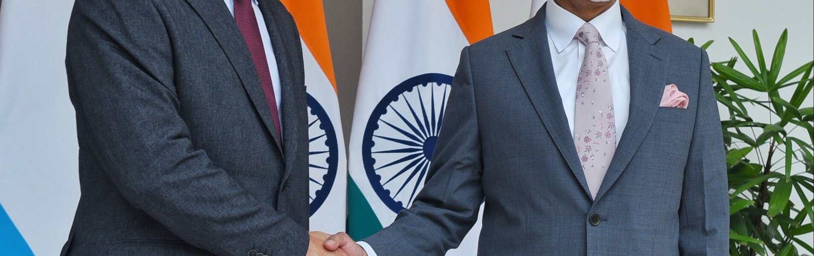 EAM Dr. S. Jaishankar held a bilateral meeting with Luxembourg Deputy Prime Minister Xavier Bettel.