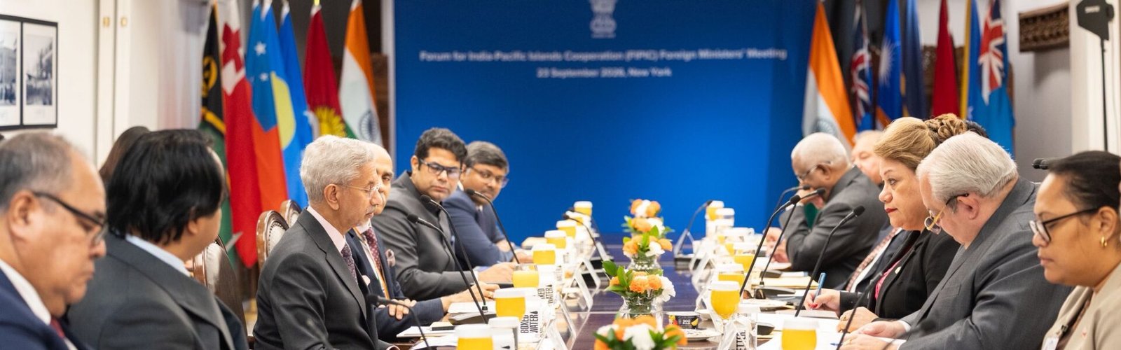 EAM S. Jaishankar chaired the meeting of Foreign Ministers of the Forum for India-Pacific Islands Cooperation in New York.