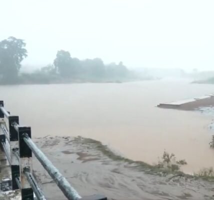Flood-like conditions in several areas of Madhya Pradesh due to heavy rain.