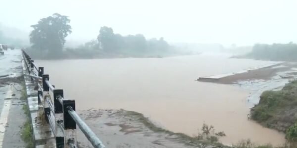 Flood-like conditions in several areas of Madhya Pradesh due to heavy rain.