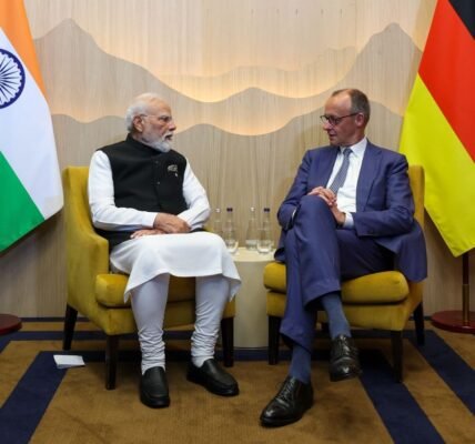 German Chancellor Friedrich Merz spoke to PM Modi over the phone today.