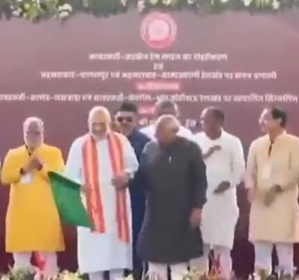 Home Minister Amit Shah inaugurated development projects worth ₹1,472 crore and launched the country first LNG train from the Sabarmati railway station in Ahmedabad.