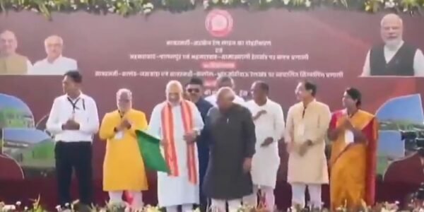 Home Minister Amit Shah inaugurated development projects worth ₹1,472 crore and launched the country first LNG train from the Sabarmati railway station in Ahmedabad.