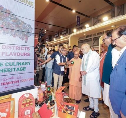 Home Minister Amit Shah inaugurated the fourth edition of the Uttar Pradesh International Trade Show in Greater Noida.