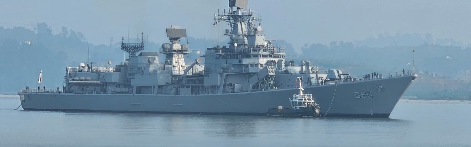 INS Mysore arrived at Lumut, Malaysia, for the fourth edition of Exercise Samudra Laksmana.