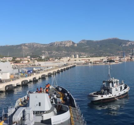 INS Trishul has arrived in Toulon, France, for the 24th edition of the bilateral maritime exercise Varuna