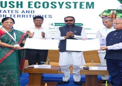 ITRA Jamnagar and Heartfulness Institute signed a five-year MoU to promote Ayurveda, holistic healthcare, and environmental sustainability.