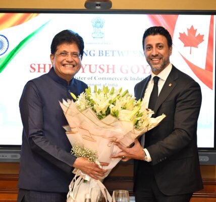 India and Canada reaffirmed their commitment to accelerate negotiations for the Comprehensive Economic Partnership Agreement.