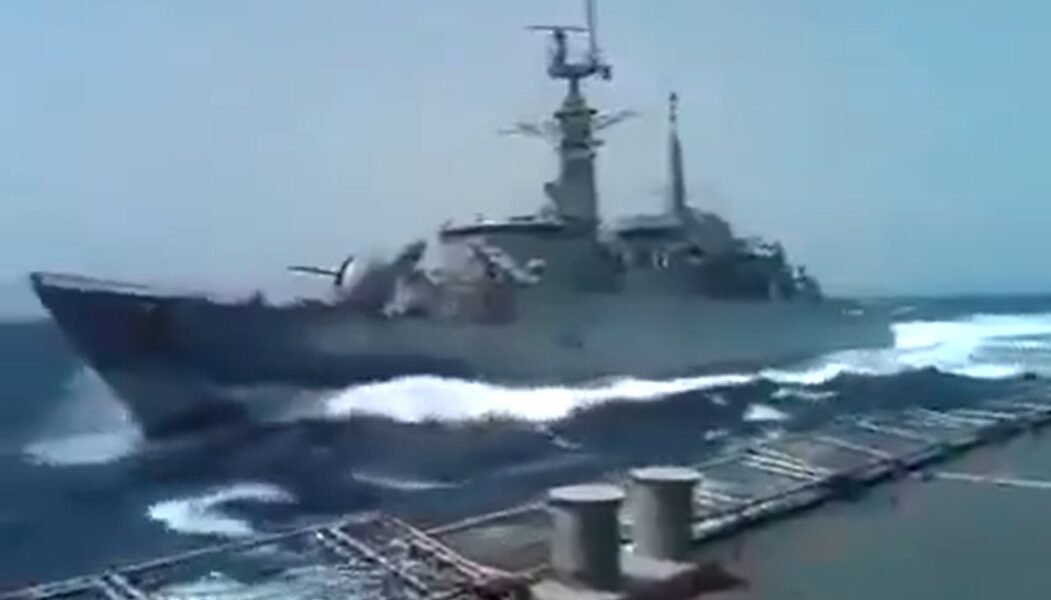 India lodged a strong protest with Pakistan over the unacceptable conduct of its naval units regarding a naval confrontation in international waters.