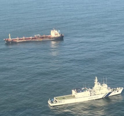 Indian Coast Guard conducted a swift operation to provide assistance during a maritime emergency near Paradip