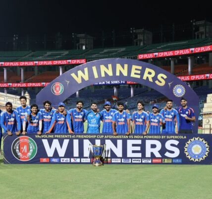 Indian men cricket team defeated Afghanistan by 127 runs in the third T20 match to clinch the series 3-0
