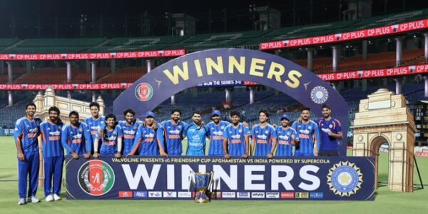 Indian men cricket team defeated Afghanistan by 127 runs in the third T20 match to clinch the series 3-0