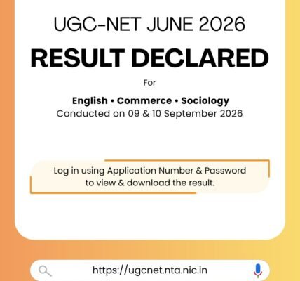 NTA has released the final answer keys for the UGC-NET June 2026 examination for the subjects of English, Commerce, and Sociology