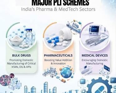 PLI schemes have strengthened India pharmaceutical, active pharmaceutical ingredient (API), and medical device manufacturing sectors.