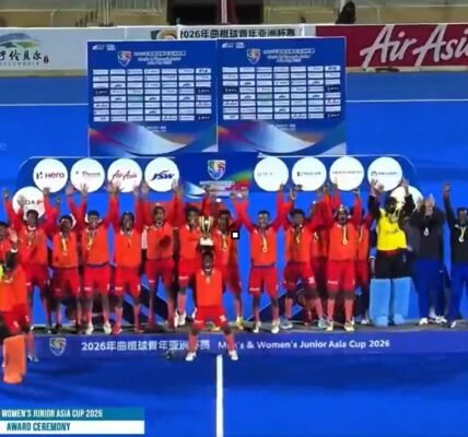 PM Modi congratulated the Indian junior men hockey team on winning the Asia Cup.