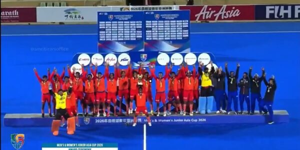 PM Modi congratulated the Indian junior men hockey team on winning the Asia Cup.