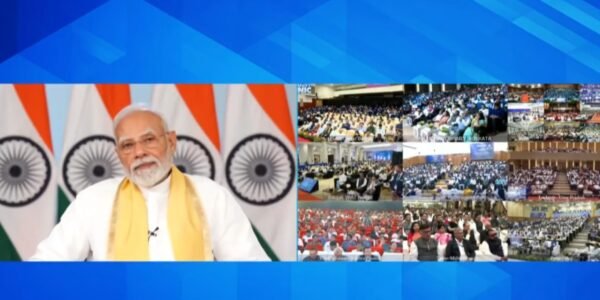 PM Modi distributed appointment letters to over 51,000 youths at the 20th Rozgar Mela.