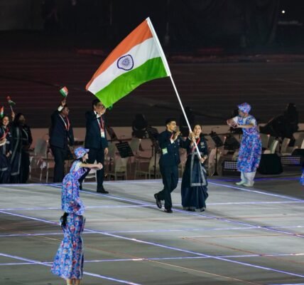 PM Modi extended his best wishes to the Indian contingent for the Asian Games.