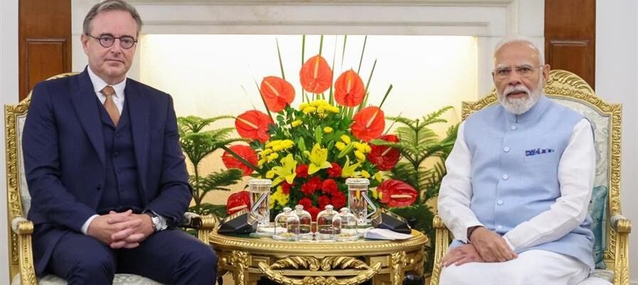 PM Modi held talks with Belgian Prime Minister Bart De Wever in New Delhi.