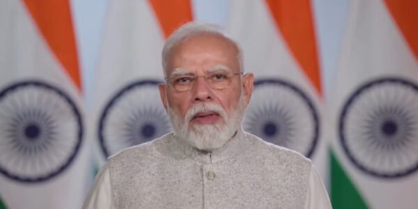 PM Narendra Modi addressed the International Space Summit in Paris.