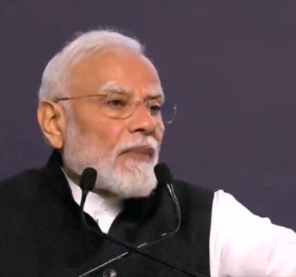 PM Narendra Modi attended the centenary celebrations of Shri Ram College of Commerce (SRCC).