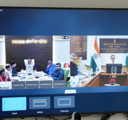 Union Agriculture Minister Shivraj Singh Chouhan has issued a second mother sanction of over ₹1,183 crore to five states for agricultural development.